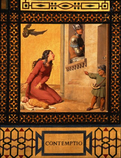 Gut und Böse: Verachtung, Detail von Andre Jacques Victor Orsel