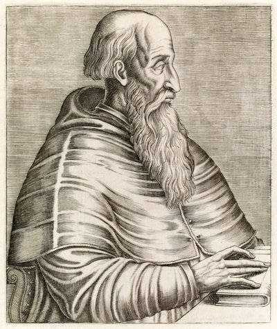 Pietro Bembo, aus „Wahre Porträts“ von André Thévet, veröffentlicht 1584 von Andre Thevet
