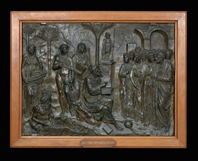 Della Torre, Professor der Medizin, beim Vortrag von Andrea (1470 1532) Riccio