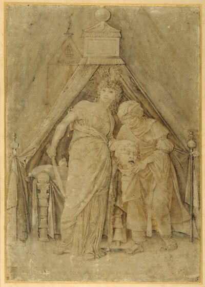 Judith mit dem Kopf des Holofernes, nach Mantegna von Andrea (follower of) Mantegna