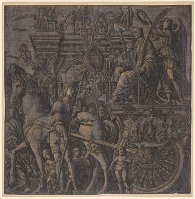 Der Triumph von Julius Caesar: Caesar triumphierend von Andrea Andreani