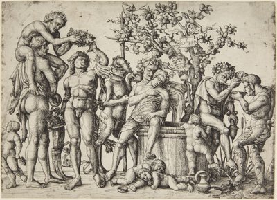 Bacchanal von Andrea Mantegna