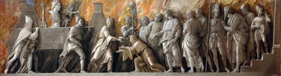 Die Einführung des Kultes der Kybele in Rom von Andrea Mantegna