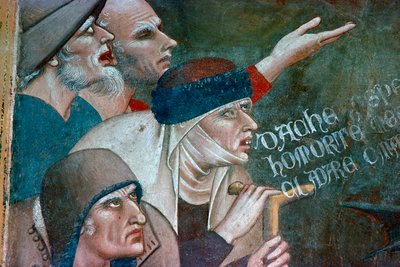 Fragment eines Freskos, das den Triumph des Todes zeigt, 14. Jahrhundert von Andrea Orcagna