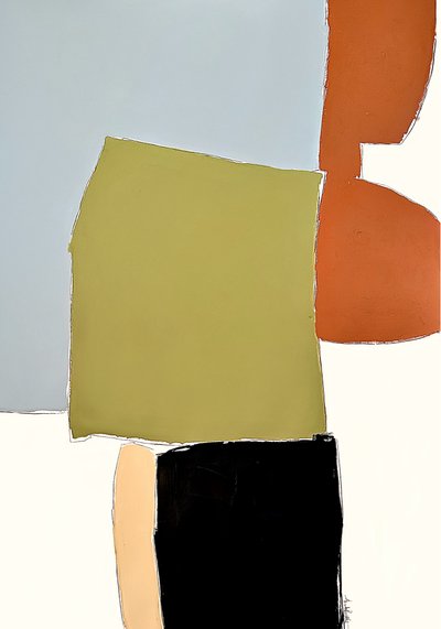 Gedämpfte abstrakte Formen von Andrea Reichhart