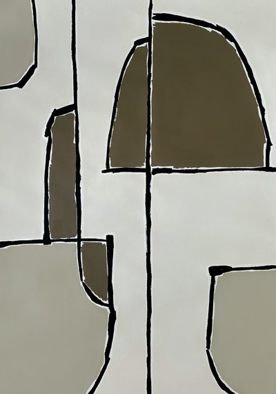 Neutrale geometrische Formen von Andrea Reichhart