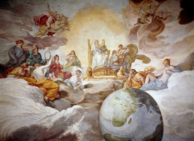 Allegorie des göttlichen Wissens von Andrea Sacchi