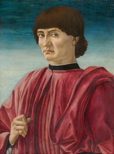 Porträt eines Mannes von Andrea del Castagno