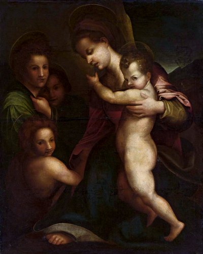 Madonna mit Jesuskind und St. Johannes von Andrea del Sarto