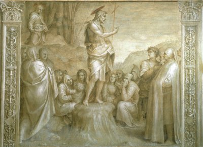 Geschichten von St. Johannes (Detail) von Andrea del Sarto