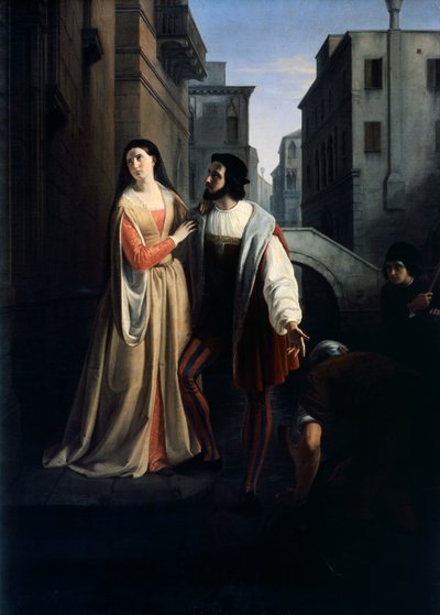 Bianca Cappello verlässt das Elternhaus von Andrea the Younger Appiani