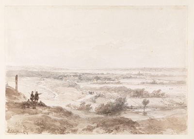 Ein Ausblick auf Noordwijk von Andreas Schelfhout