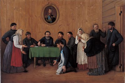 Die Versöhnung von Andrei Antipovich Rumyantsev