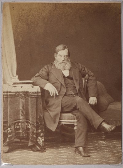 Pavel Melnikov, Pseudonym Andrei Petcherski - Pavel Ivanovich Melnikov (1818-1883), von Andrei Osipovich Karelin (1837-1906). Albumin Foto von Andrei Osipovich Karelin