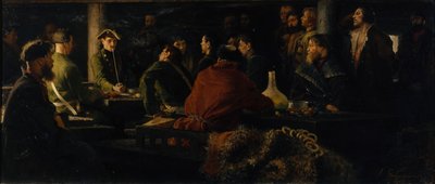 Die Spielzeugarmee von Peter I., 1892 von Andrei Petrovich Ryabushkin