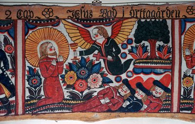 Darstellung der Agonie im Garten aus Schweden, 19. Jahrhundert von Andres Palsson