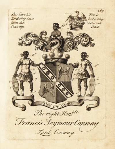 Wappen des hochverehrten Francis Seymour Conway, Lord Conway von Andrew Johnston