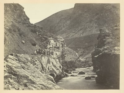 Teufelstor, (von unten) Weber Canon, Wasatch-Gebirge von Andrew Joseph Russell