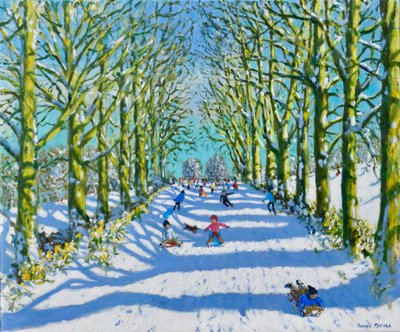 Spaß in der Sonne und im Schnee, Derby, 2022 von Andrew Macara