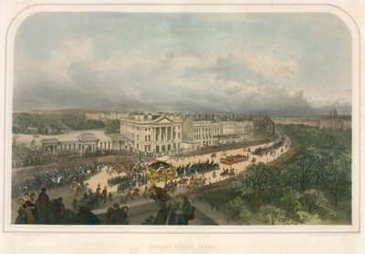 Parade vor dem Apsley House, Hyde Park Corner, Piccadilly, London von Andrew Maclure