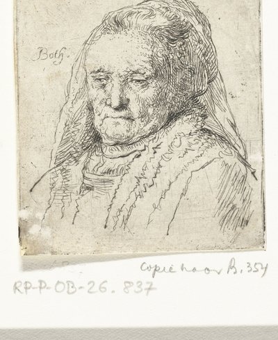 Porträtbüste der Mutter von Rembrandt von Andries Both