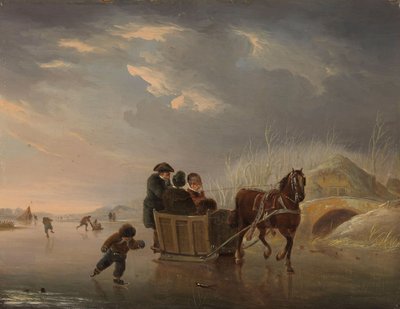 Winterszene von Andries Vermeulen