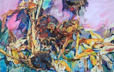 Getrocknete Sonnenblumen von Andrii Kutsachenko
