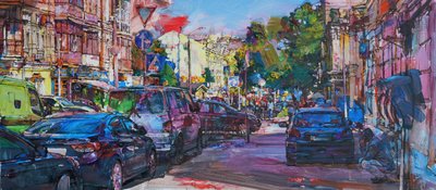 Lebendige Stadtstraße von Andrii Kutsachenko