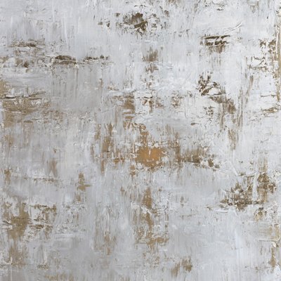 Texturiertes Weiß-Gold von Anete Purina-Purite