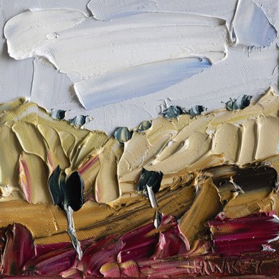 Lebendige strukturierte Landschaft von Angela Hawkey