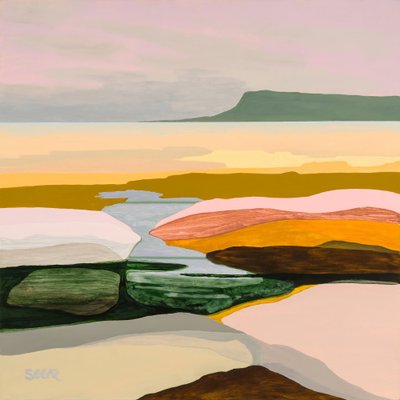 Ruhige abstrakte Landschaft von Angela Seear