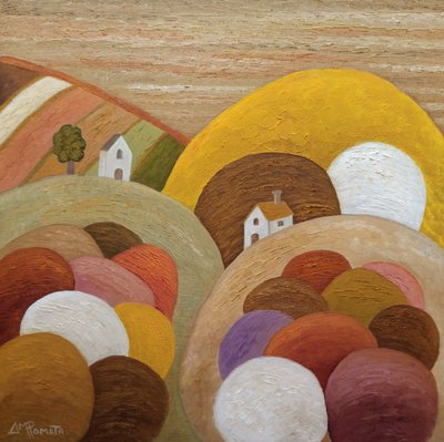 Buntes Hangdorf von Angeles M. Pomata