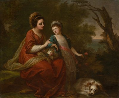 Mrs. Hugh Morgan und ihre Tochter von Angelica Kauffman