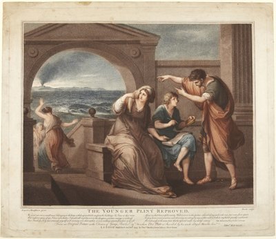 Der jüngere Plinius wird zurechtgewiesen von Angelica Kauffmann