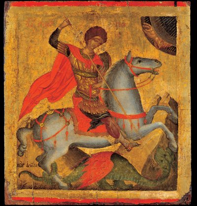 Heiliger Georg und der Drache von Angelos Akotantos