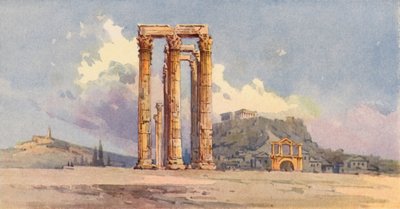 Säulen des Olympischen Zeus, Athen von Angelos Giallinos