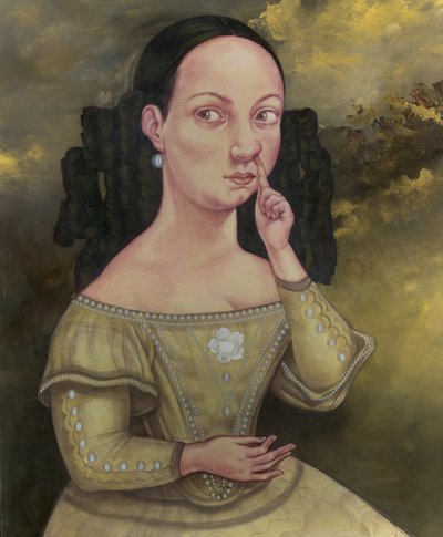 Dame mit Nasenproblemen von Anita Kunz