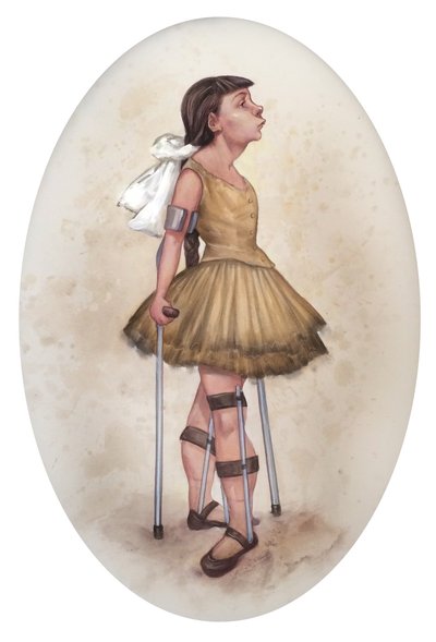 Kleine Tänzerin von vierzehn Jahren, 2019 von Anita Kunz