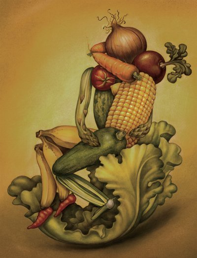 Veganer Kuss, 2010 von Anita Kunz