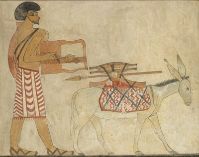 Kopie eines Wandgemäldes, privates Grab 3 von Khnumhotpe III, Beni Hasan, 20. Jahrhundert von Anna