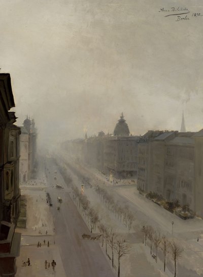 Unter den Linden Straße in Berlin von Anna Bilińska Bohdanowicz