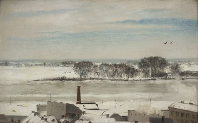 Blick aus den Wintergartenfenstern von Anna Bilińska Bohdanowicz