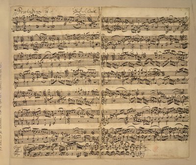 F-Dur Präludium, Das Wohltemperierte Klavier, Buch 2, von Johann Sebastian Bach von Anna Magdalena Bach