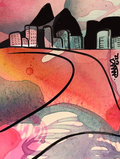 Lebendiger Stadtlandschaftspfad von Anna Viklund