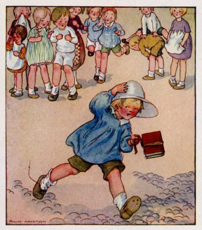 Kinderreim: Georgey Porgey, Pudding und Kuchen von Anne (after) Anderson