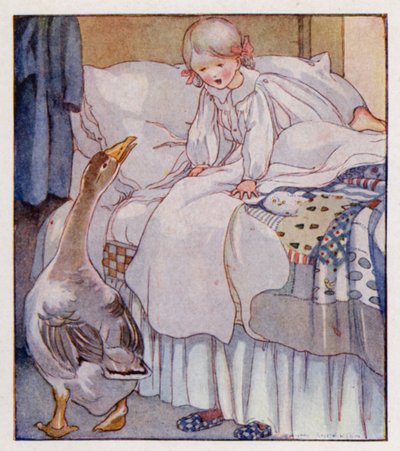 Kinderlied: Gänschen, Gänschen Gänserich von Anne (after) Anderson