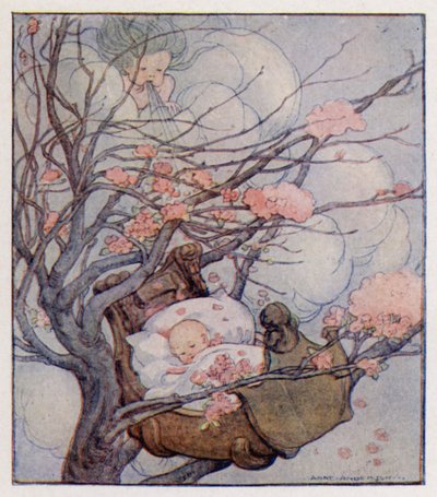 Kinderreim: Hush-A-Bye, Baby, auf dem Baumwipfel von Anne (after) Anderson
