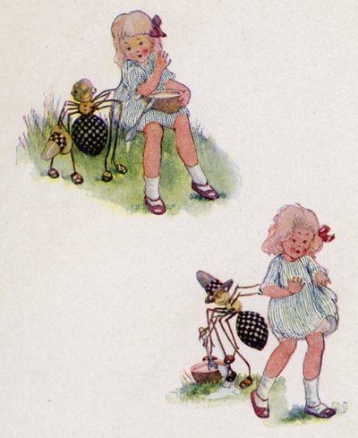 Kinderreim: Kleine Miss Muffet von Anne (after) Anderson