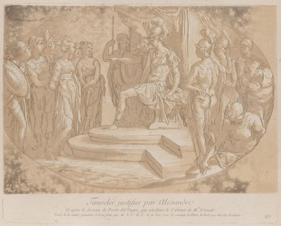 Alexander der Große befreit Timoclea, ca. 1729-40 von Anne Claude Philippe de