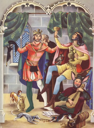 Edward II und Piers Gaveston von Anne & Johnstone Janet (1928 79) Johnstone